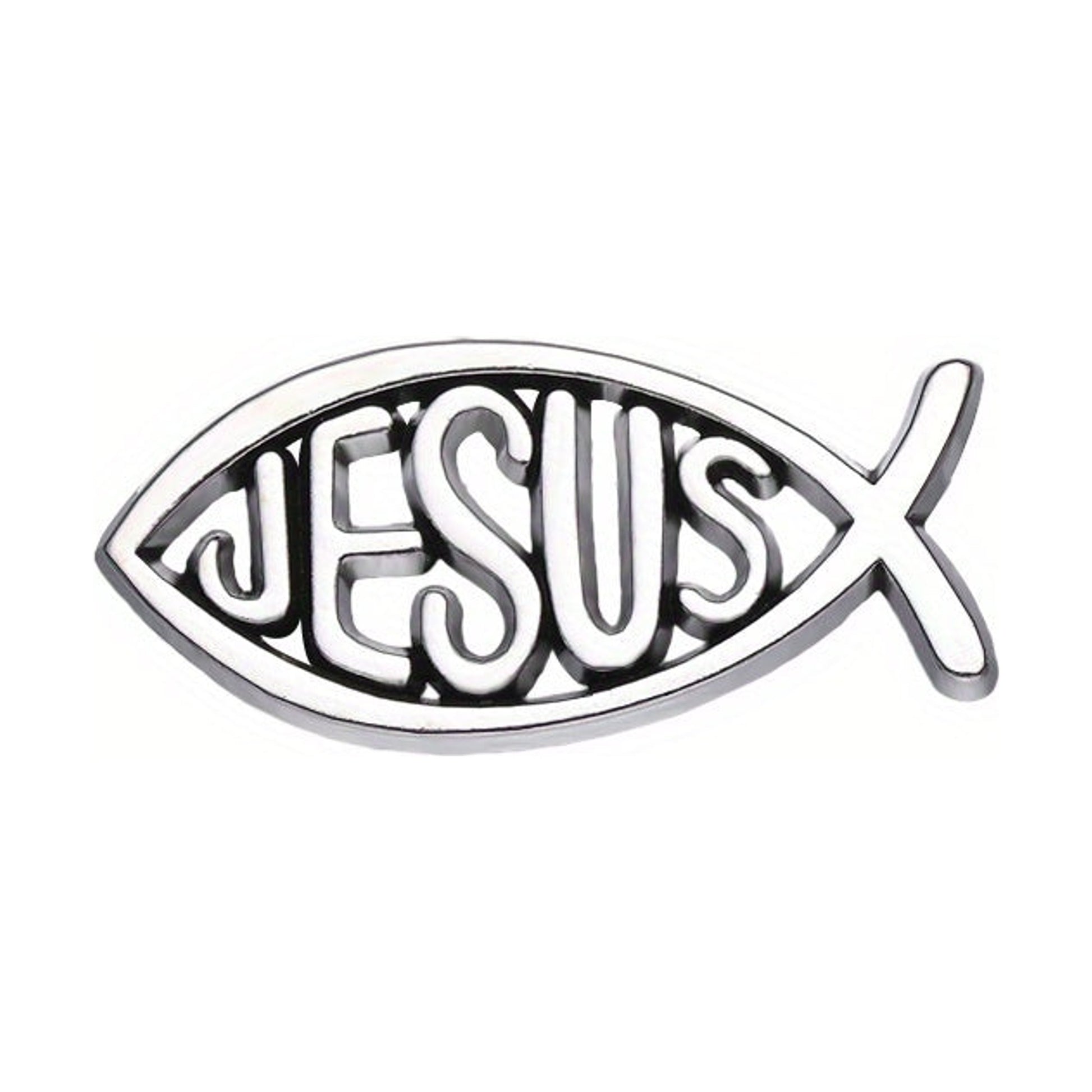 Spilla pesce jesus 2x1 cm
