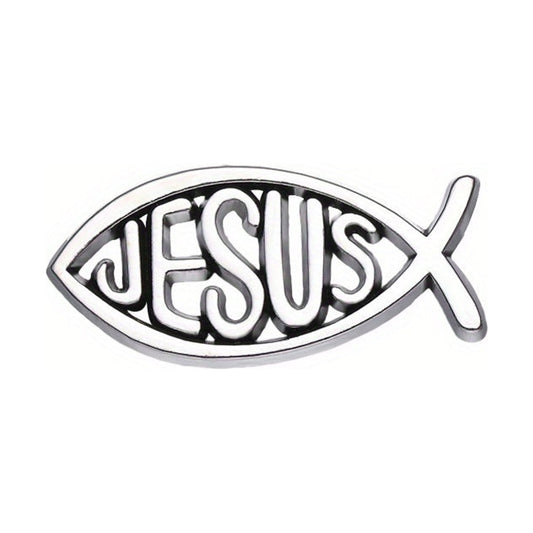 Spilla pesce jesus 2x1 cm