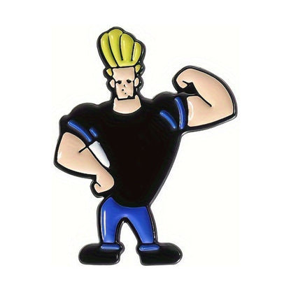 Spilla Johnny Bravo 2,5x2,5 cm