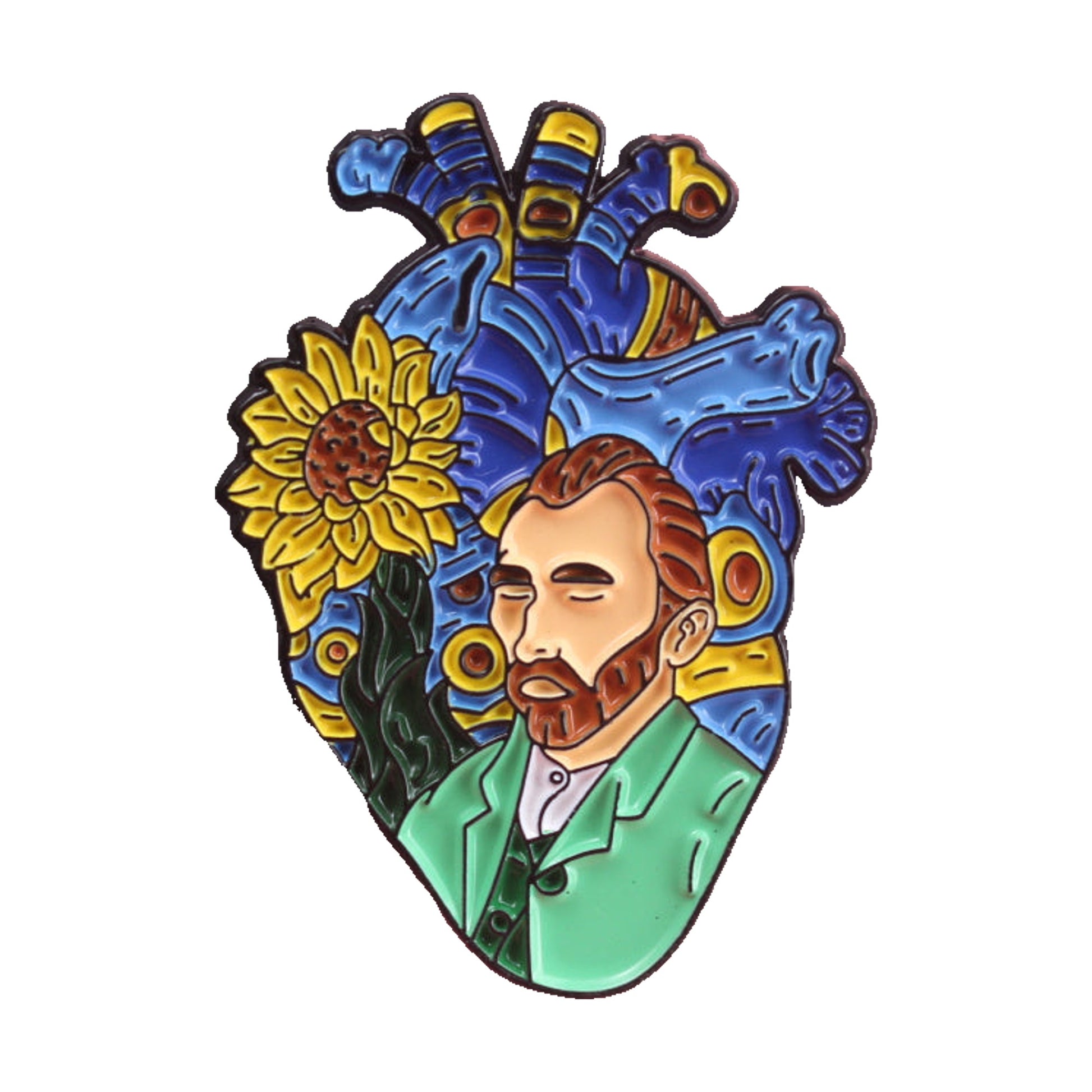 Spilla Van Gogh 3,5x2,5 cm