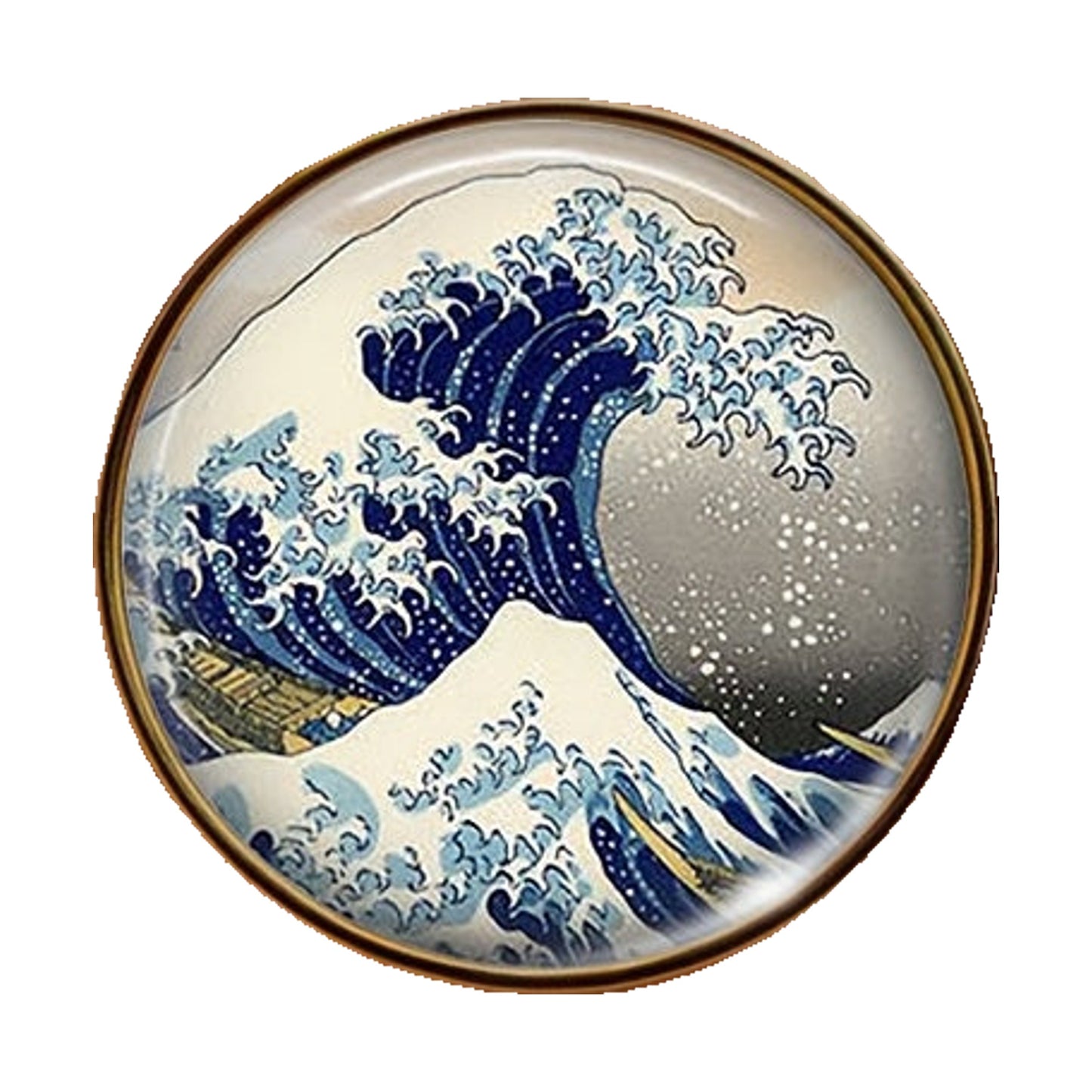 Spilla Onda Hokusai Ø2,5 cm
