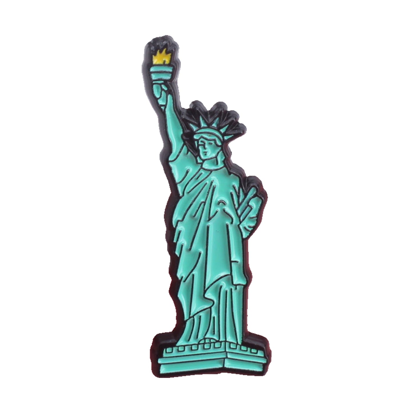 Spilla Statua della Libertà 3,5x1,5 cm