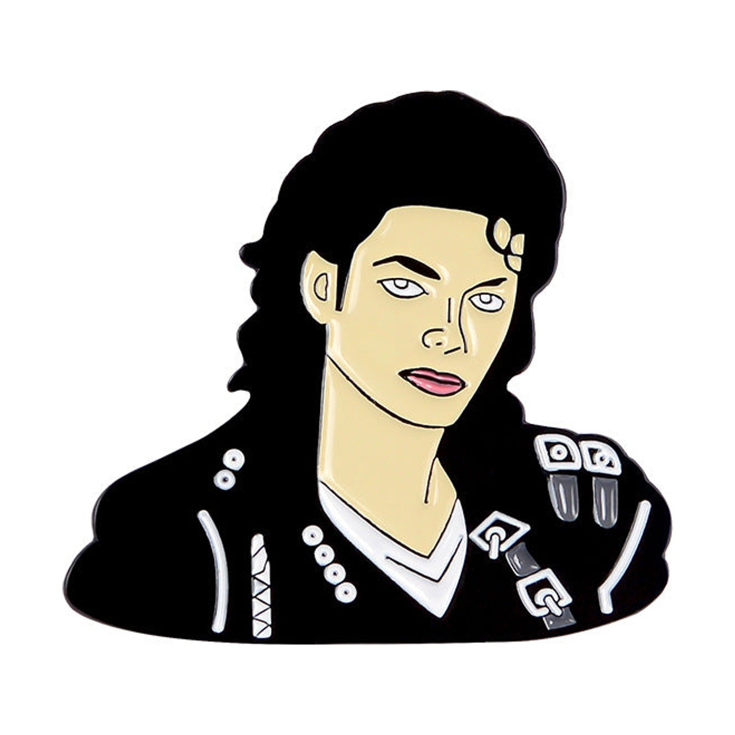 Spilla Retro Michael Jackson 2,5x2,8 cm