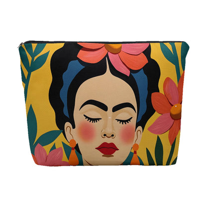 Pochette Frida in lino - 24×18 cm