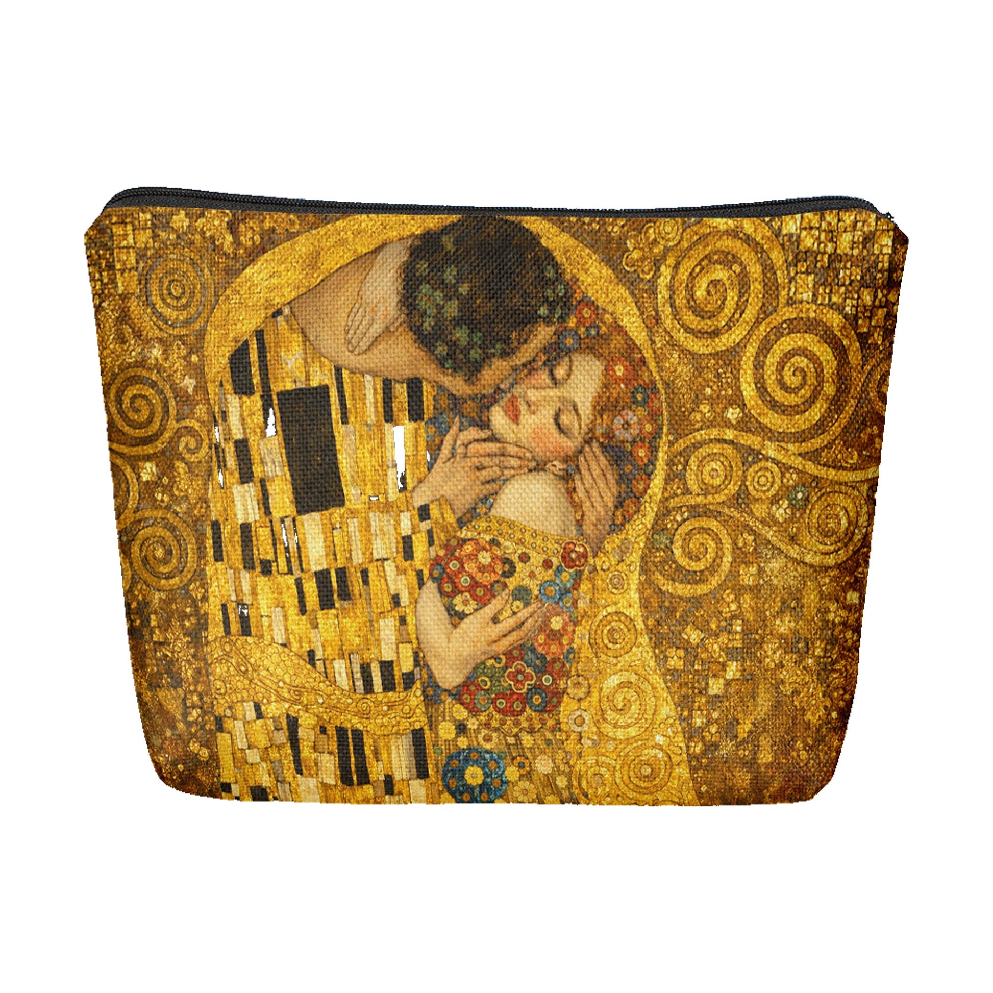 Pochette Il Bacio di Gustav Klimt in poliestere - 22×15 cm