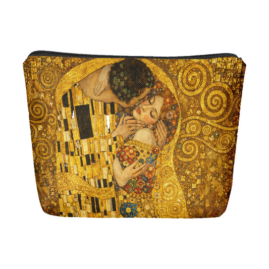 Pochette Il Bacio di Gustav Klimt in poliestere - 22×15 cm