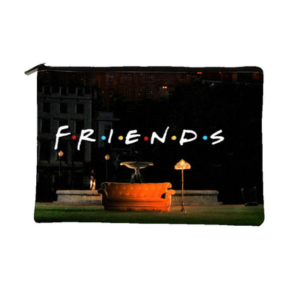 Pochette Friends in poliestere - 15×22 cm