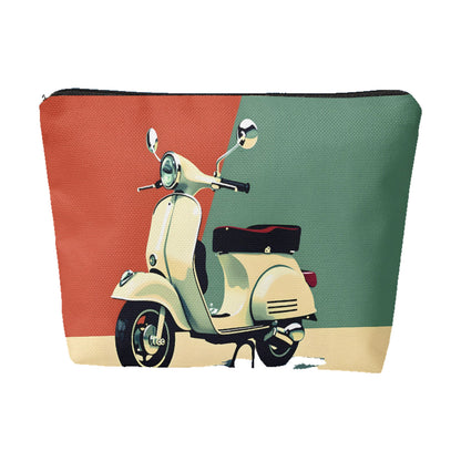 Pochette Vespa vintage in lino - 24×18 cm