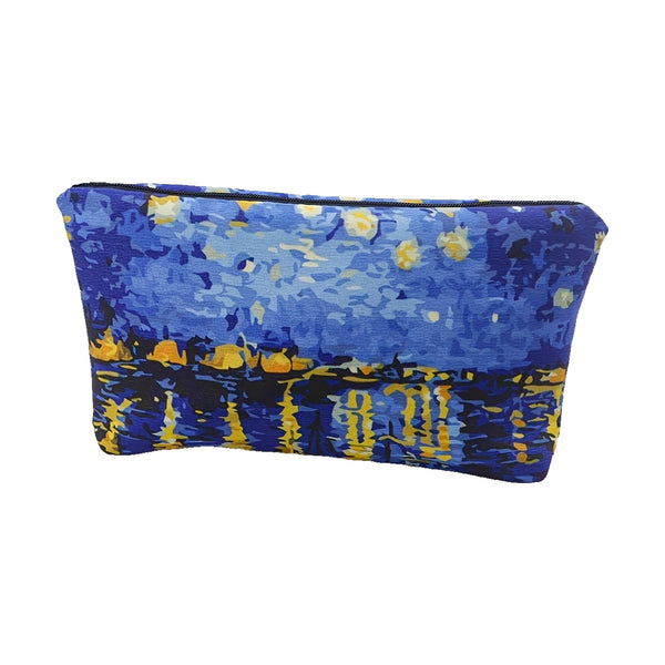 Pochette Notte Stellata in poliestere - 22×15 cm