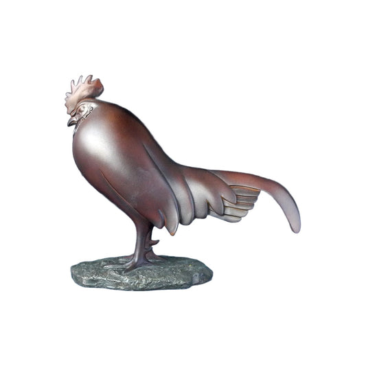 Francois Pompon - Gallo - Scultura 3D Marmo resina