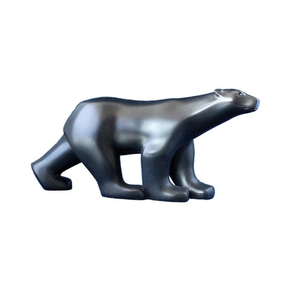 Francois Pompon - Orso polare nero - Scultura 3D Marmo resina