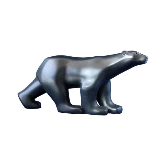 Francois Pompon - Orso polare nero - Scultura 3D Marmo resina