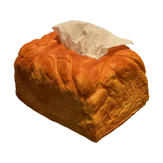 Porta fazzoletti pane in cassetta 18x11x9 cm