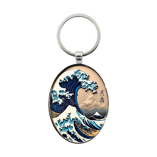 Portachiavi Onda di Hokusai