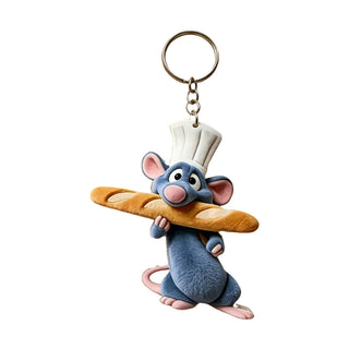 Portachiavi stampato su acrilico Chef Remy