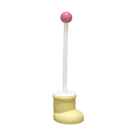 Accessorio bagno con stampa artistica - Beige (Palla Rosa)