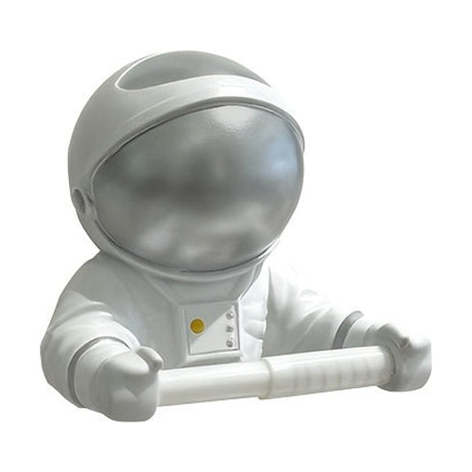 Porta carta Igienica astronauta argento 20x20x13 cm