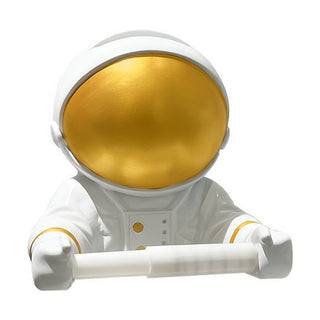 Porta carta Igienica astronauta oro 20x20x13 cm