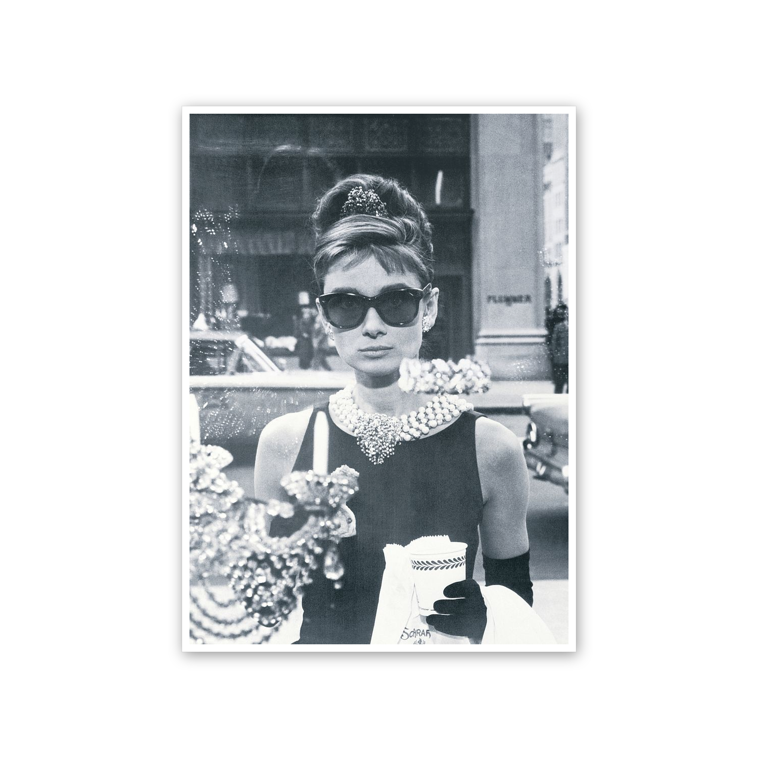 Homage to Audrey - Colazione da Tiffany cm 50x70