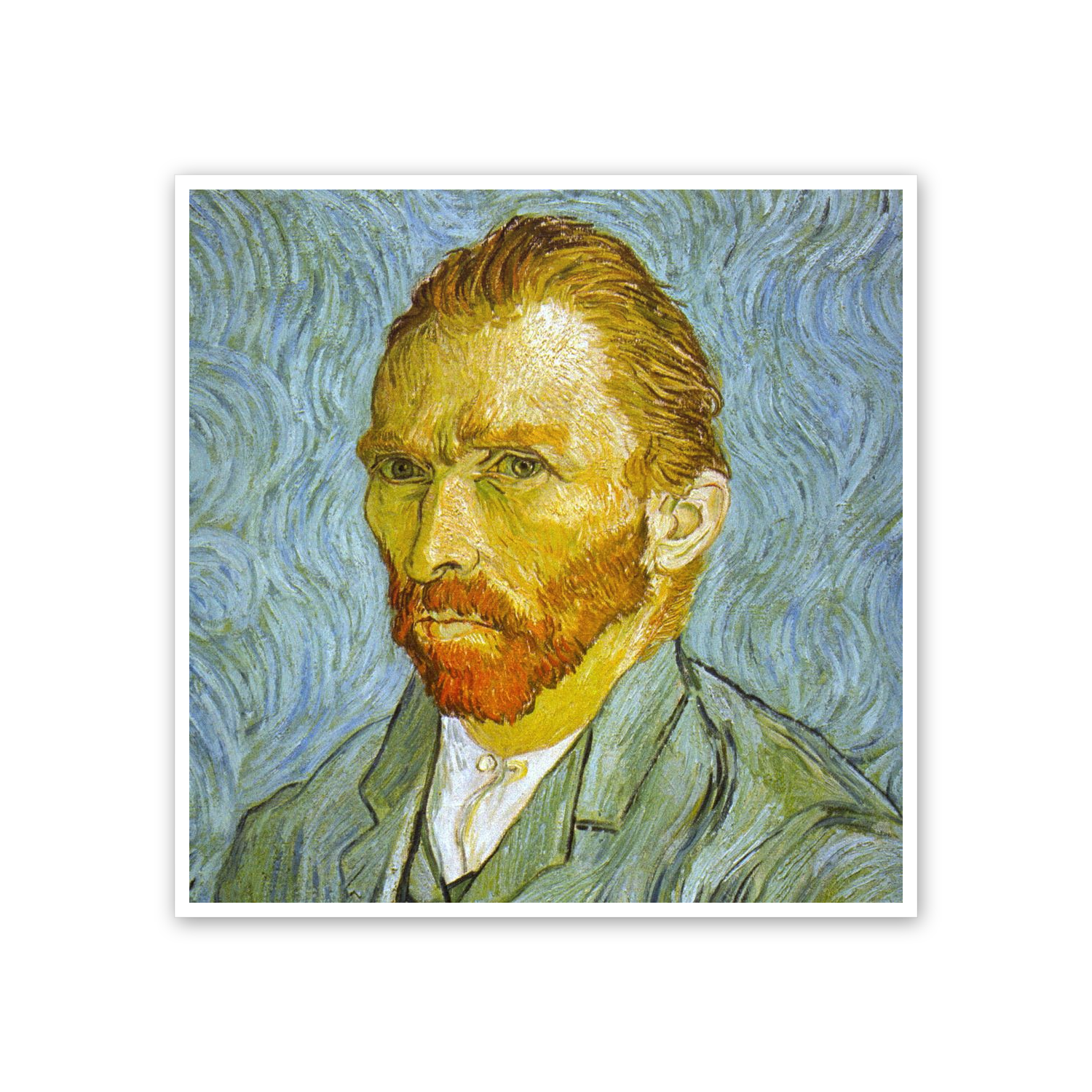 Homage to Van Gogh - Self Portrait cm 50x50