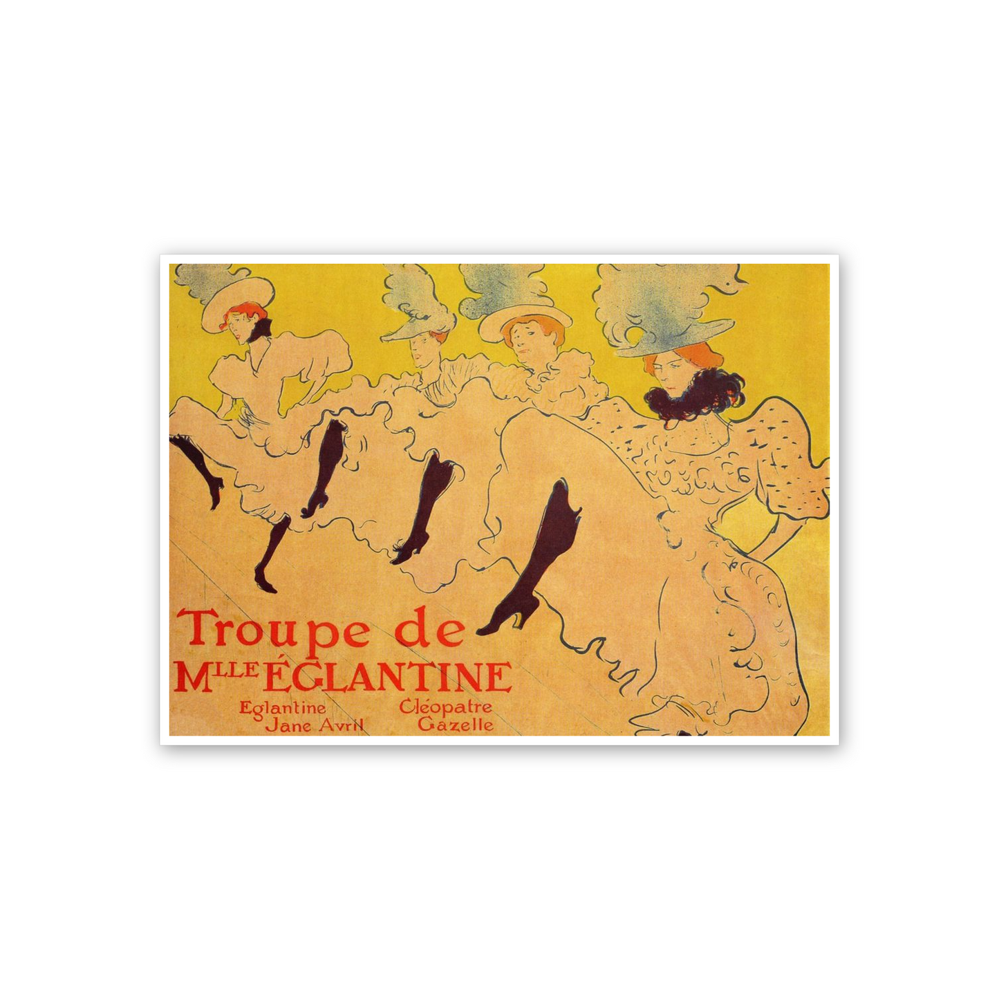 Homage to Toulouse-Lautrec - Mlles Eglantines II cm 70x50