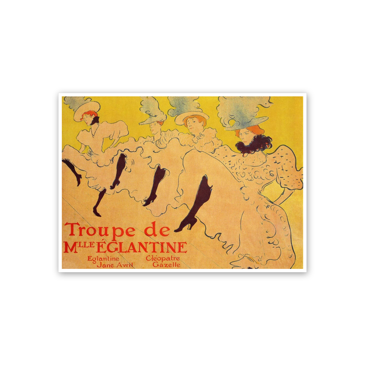 Homage to Toulouse-Lautrec - Mlles Eglantines II cm 70x50