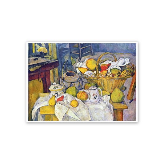 Homage to Cézanne - Still Life with Fruit Basket cm 70x50