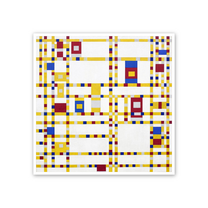Homage to Mondrian - Broadway Boogie woogie cm 50x50