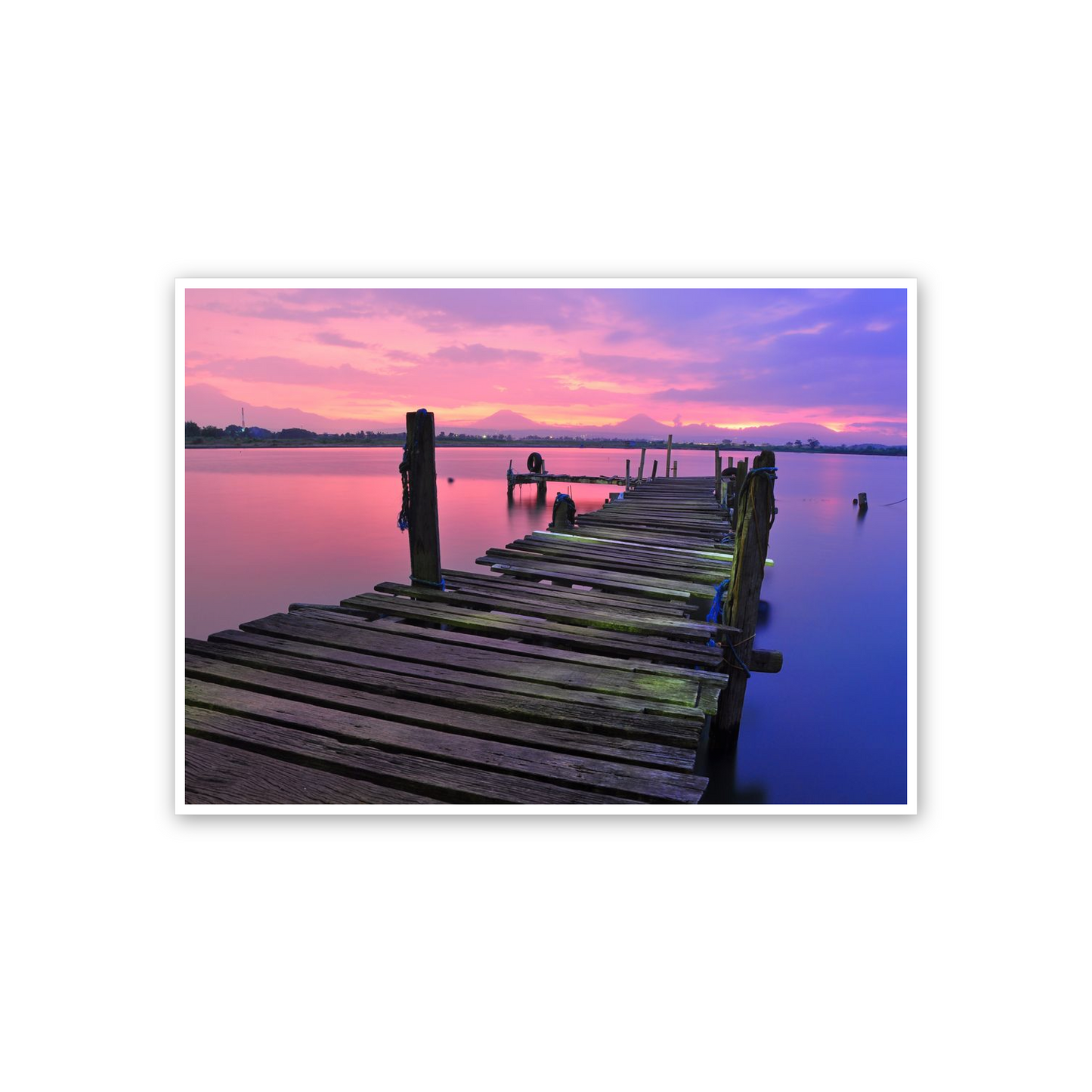 Bridge on lake cm 70x50