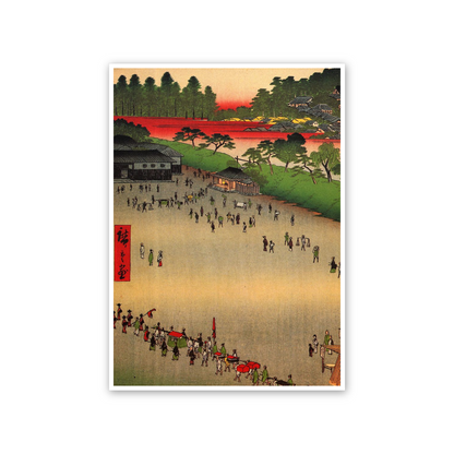 Homage to Hiroshige - Yatsukoji, inside Sujikai Gate cm 50x70