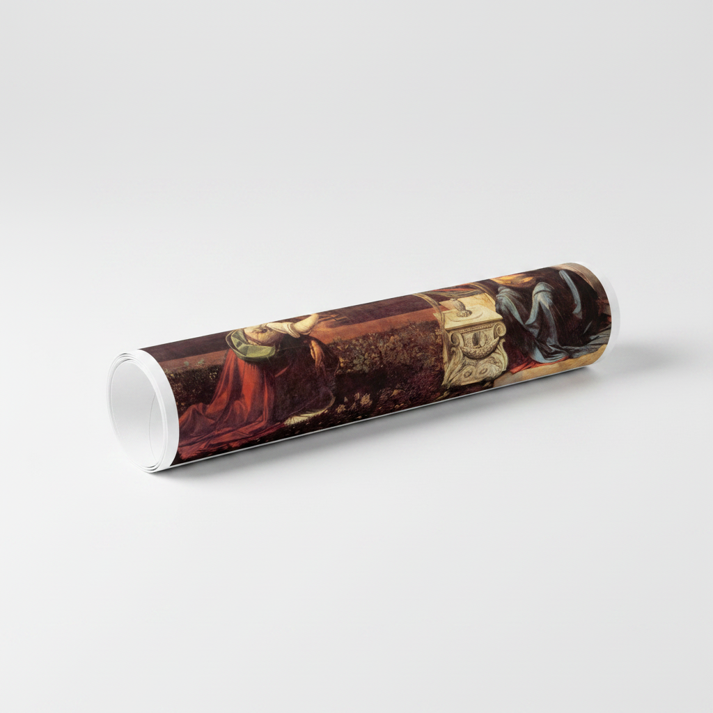 Homage to Leonardo - Announcement to Maria - cm 102x52 - Poster