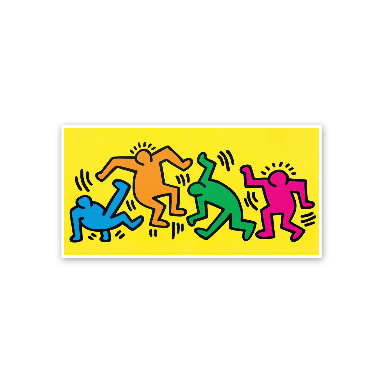 Homage to Haring cm 100x50