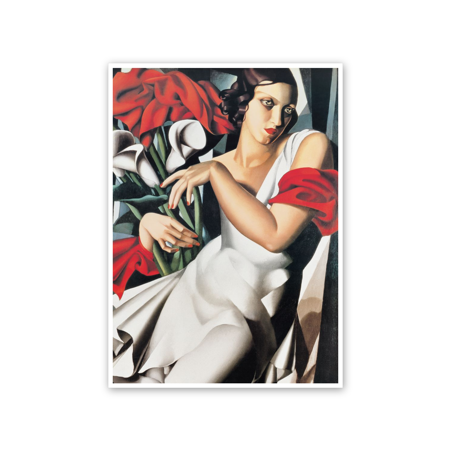 Homage to De Lempicka - Portrait de Ira cm 50x70