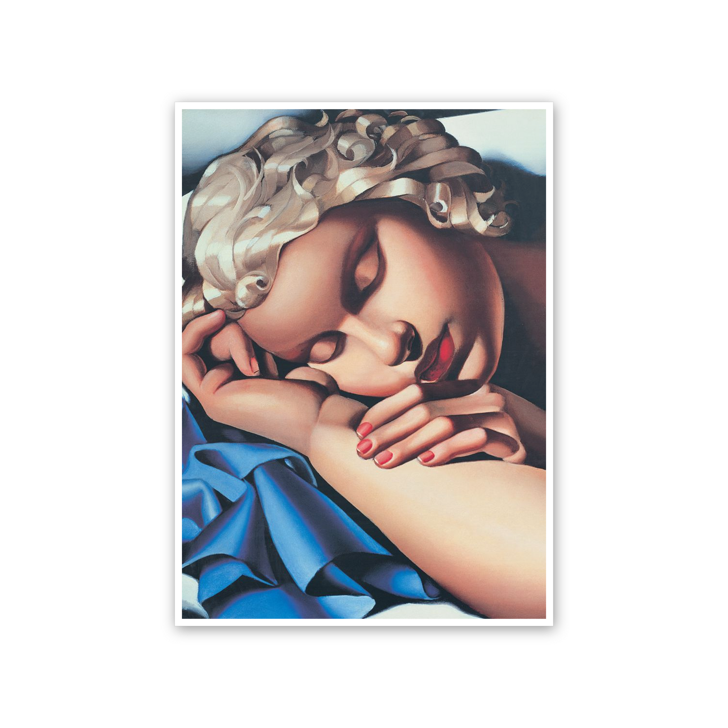 Homage to De Lempicka - The Sleeping Woman cm 50x70
