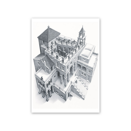 Homage to Escher - Ascending and Descending, 1960 cm 50x70