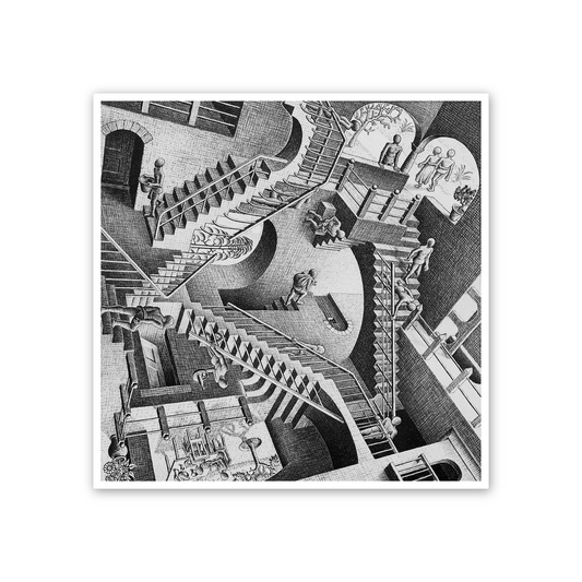 Homage to Escher - Relativity, 1953 cm 50x50
