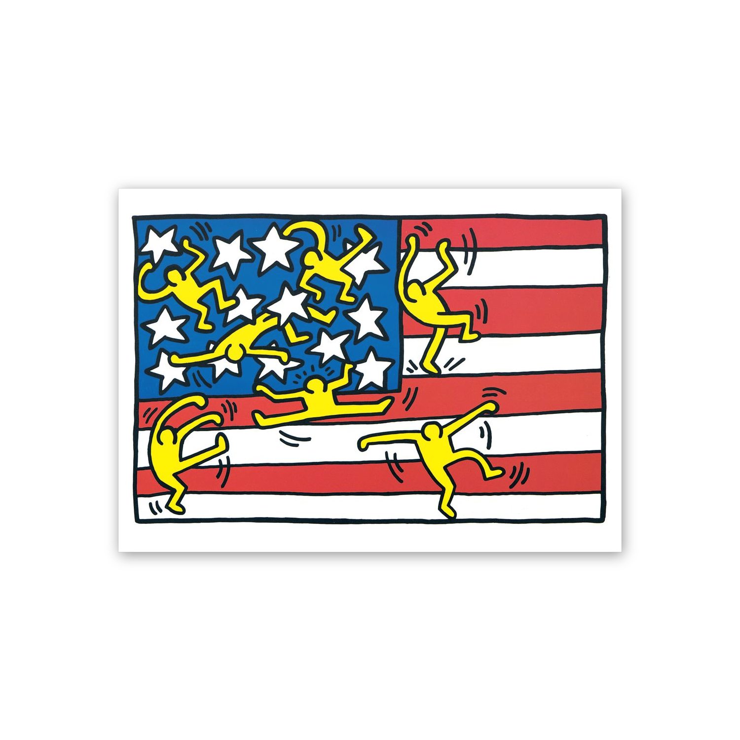 Homage to Haring - American Musical Festival cm 70x50