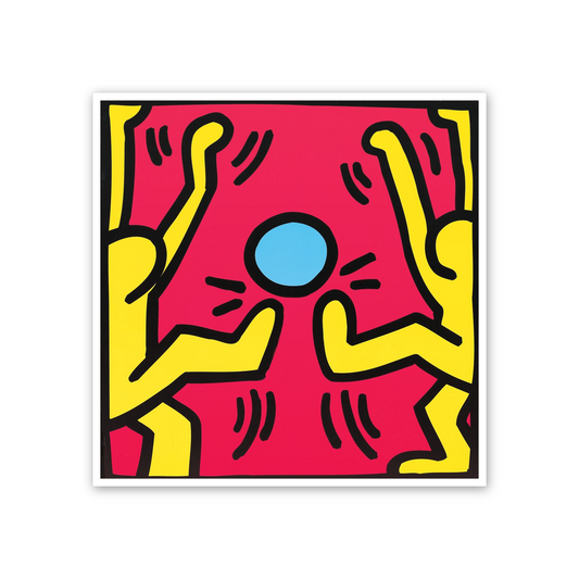 Homage to Haring - Untitled, 1988 cm 50x50