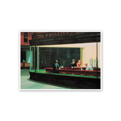 Homage to Hopper - Night Hawks, 1960 cm 70x50