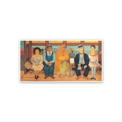 Homage to Frida - The Bus cm 100x50