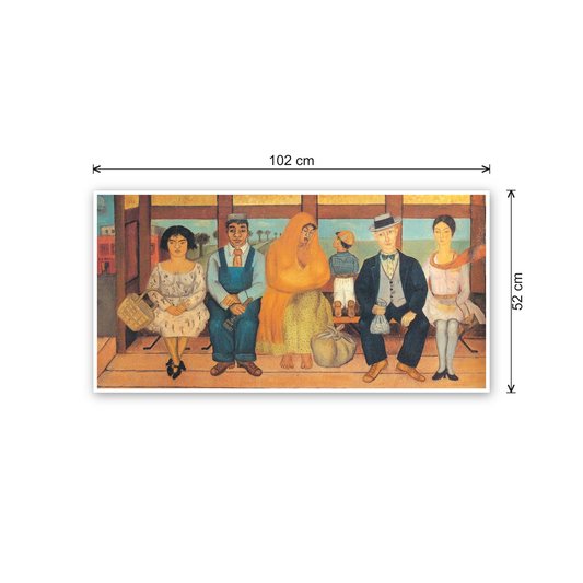 Homage to Frida - The Bus cm 100x50 - misure