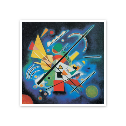 Homage to Kandinsky - Paintings in Blue, 1924 cm 50x50