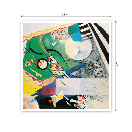 Homage to Kandinsky - Mod. 236 Open Green, 1923 cm 50x50 - misure