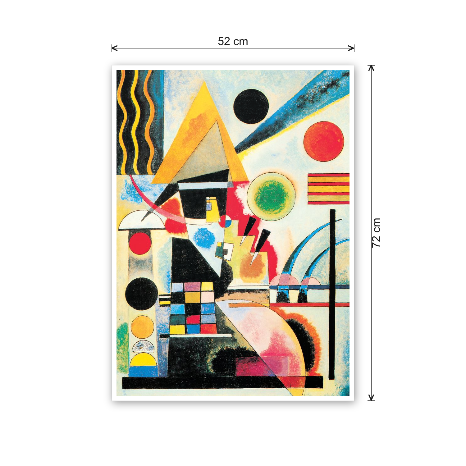 Homage to Kandinsky - Undulation, 1925 cm 50x70 - misure
