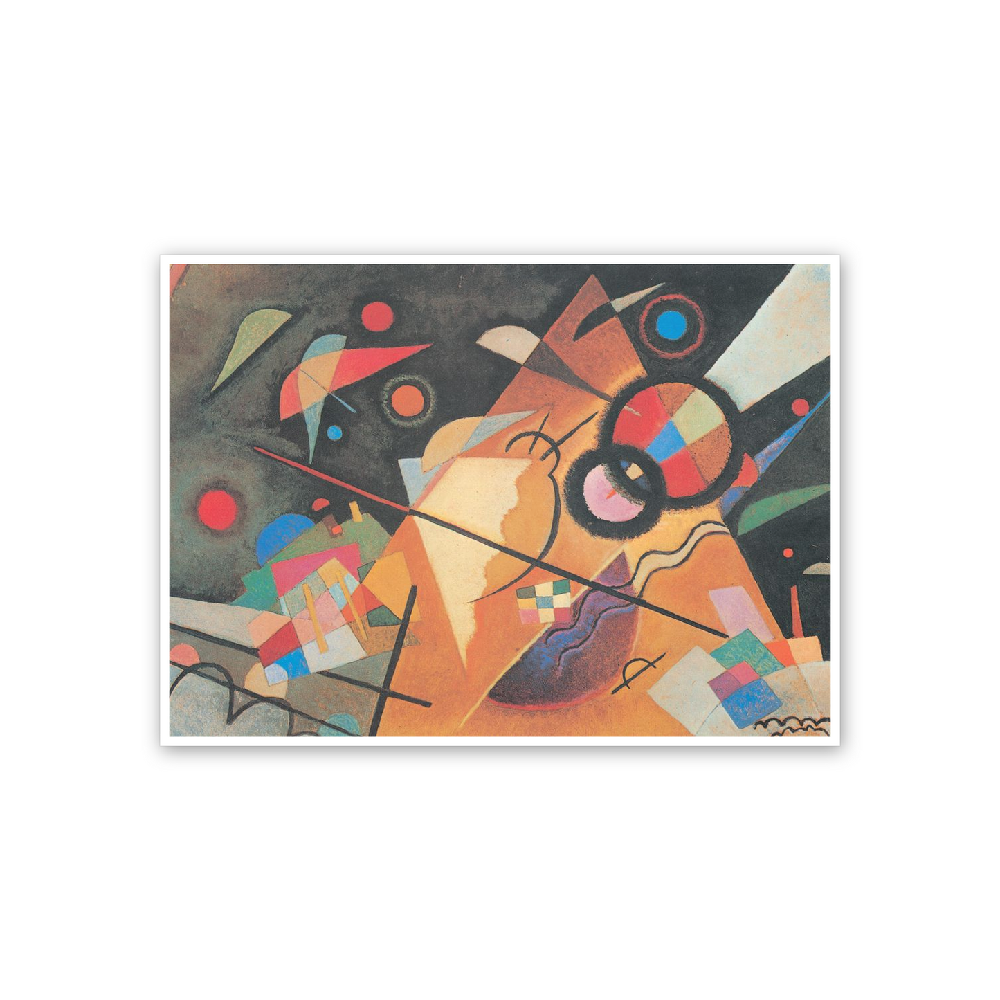 Homage to Kandinsky - Yellow Point, 1924 cm 70x50