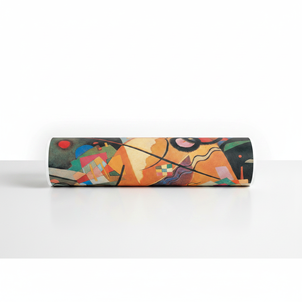 Homage to Kandinsky - Yellow Point, 1924 - cm 72x52 - Poster