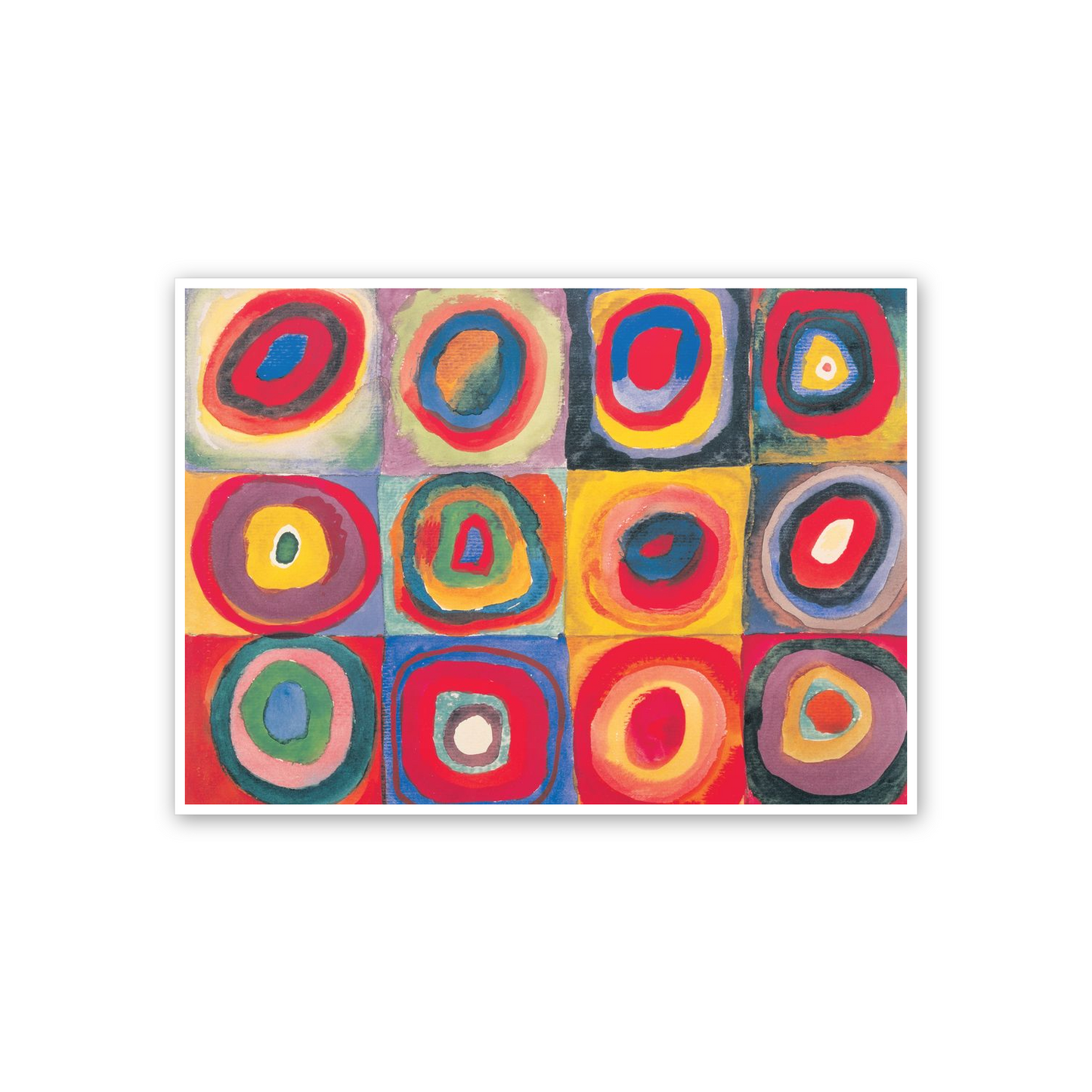 Homage to Kandinsky - Study of Color cm 70x50