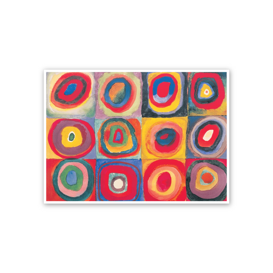Homage to Kandinsky - Study of Color cm 70x50
