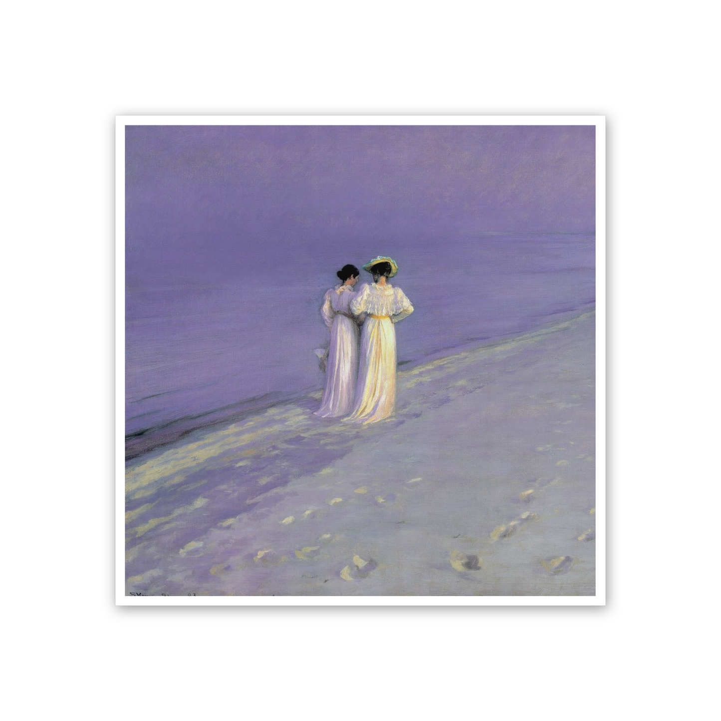 Homage to Kroyer - Summer Evening At Skagen cm 50x50