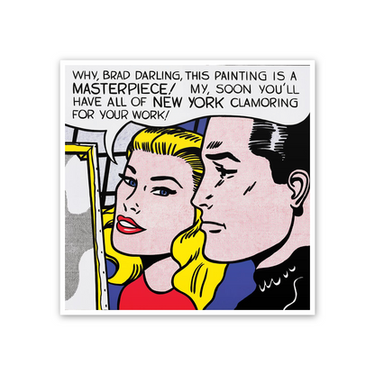 Homage to Lichtenstein - Masterpiece, 1962 cm 50x50